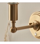 Endon Burley Rechargeable Ścienna/Kinkiet 1xLED Powłoka ze Szczotkowanego, Postarzanego Mosiądzu 110459