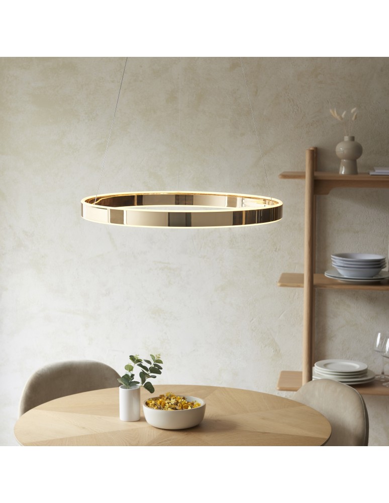 Endon Gen Wisząca 1xLED Francuskie Złote Wykończenie i Matowy Akryl 110957 Endon Gen Wisząca 1xLED Francuskie Złote Wykończenie i Matowy Akryl 110957