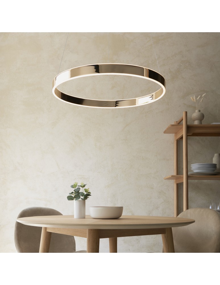 Endon Gen Wisząca 1xLED Francuskie Złote Wykończenie i Matowy Akryl 110957 Endon Gen Wisząca 1xLED Francuskie Złote Wykończenie i Matowy Akryl 110957