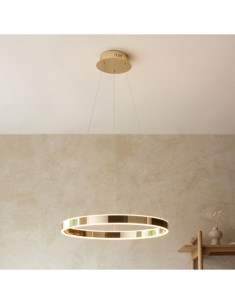 Endon Gen Wisząca 1xLED Francuskie Złote Wykończenie i Matowy Akryl 110957 Endon Gen Wisząca 1xLED Francuskie Złote Wykończenie i Matowy Akryl 110957