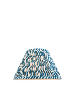 Endon Ripple Abażur 1xE27 Niebieski Materiał Marlin 111303