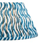 Endon Ripple Abażur 1xE27 Niebieski Materiał Marlin 111303