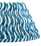 Endon Ripple Abażur 1xE27 Niebieski Materiał Marlin 111303
