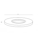 Plafonds with motion sensor - Azzardo PANKA 18 CCT SWITCH SENSOR WH Ceiling light with Motion Sensor and Light Color Change Switch AZ5353 - product 2
