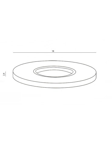 Azzardo PANKA 18 CCT SWITCH SENSOR WH Ceiling light with Motion Sensor and Light Color Change Switch AZ5353 - product 2