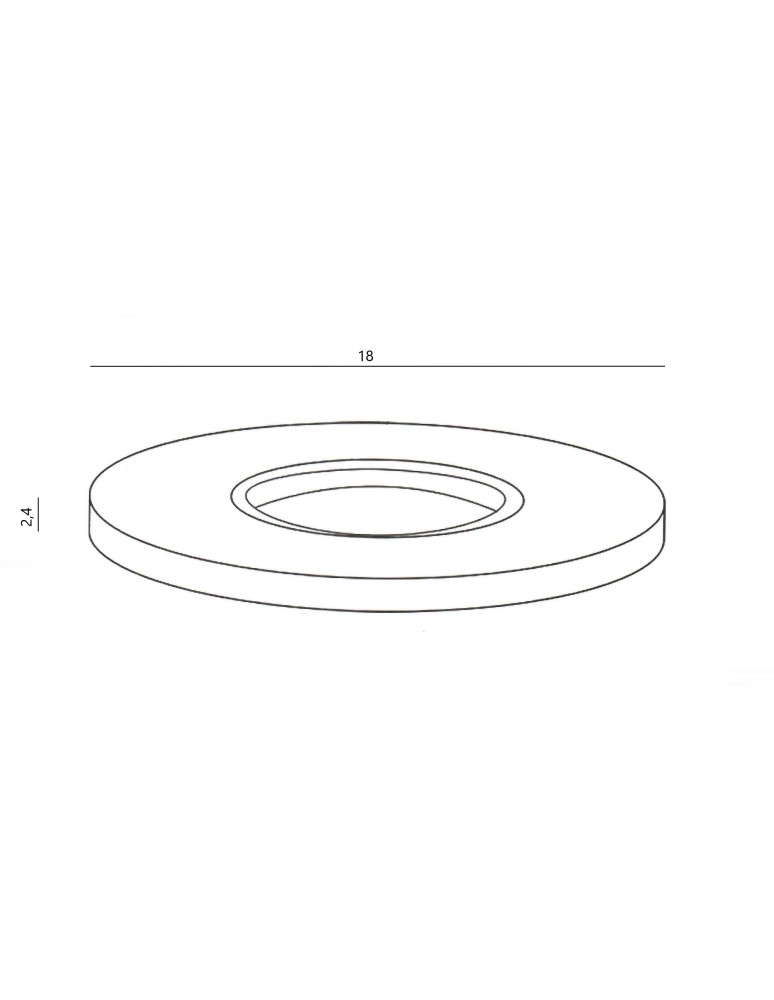 Plafonds with motion sensor - Azzardo PANKA 18 CCT SWITCH SENSOR WH Ceiling light with Motion Sensor and Light Color Change Switch AZ5353 - product kolory-swiatla.pl 2