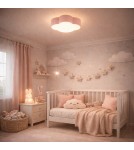 Children's ceiling lamps - TK Lighting CLOUD SUSPENSION LAMBER PASTEL ROSE MINI 2 FL 6075. - product 2