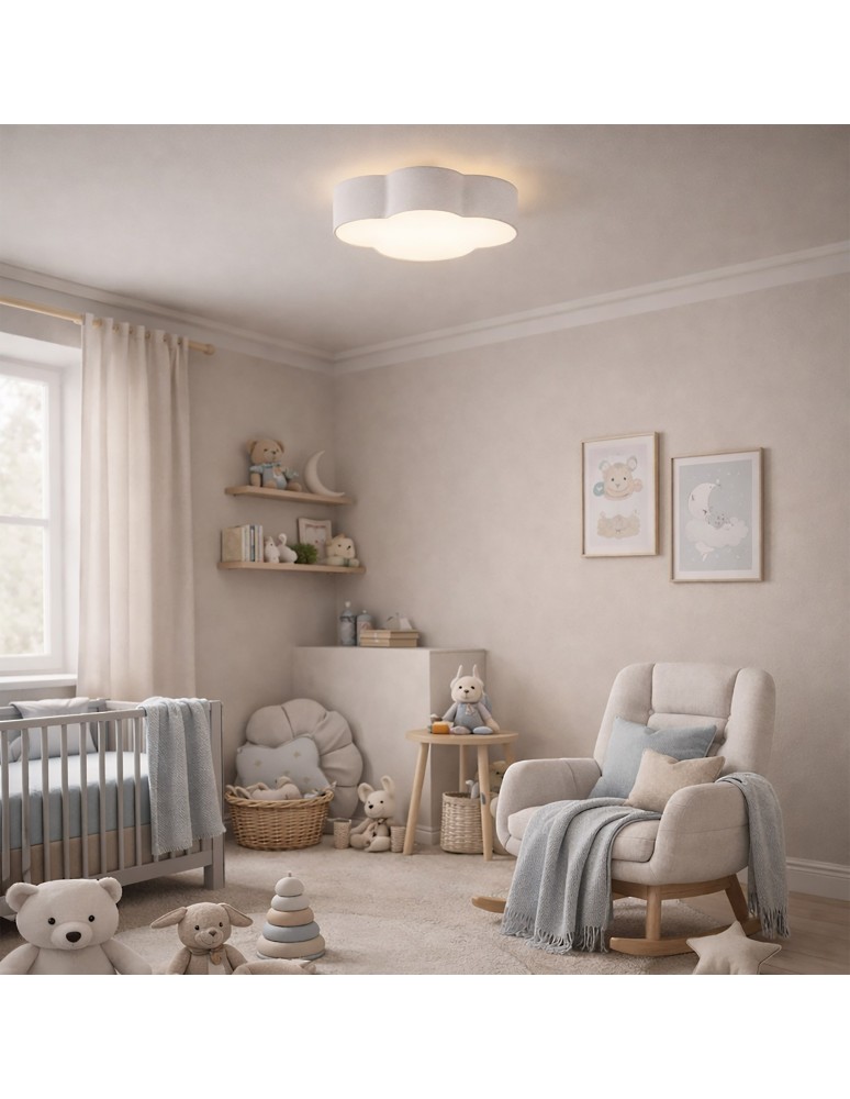 TK Lighting CLOUD WHITE LAMPA SUFITOWA MINI 2 4228