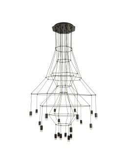 Step Into Design Lampa wisząca LINEA-20 czarna 120cm ST-5961-20