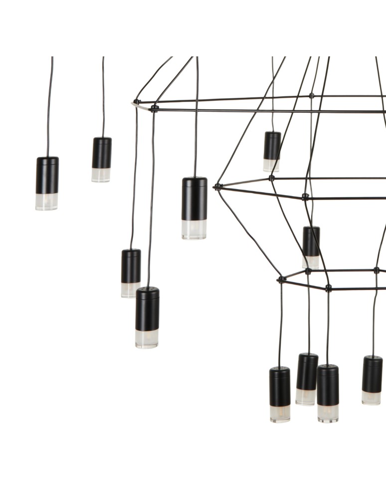 Step Into Design Lampa wisząca LINEA-20 czarna 120cm ST-5961-20