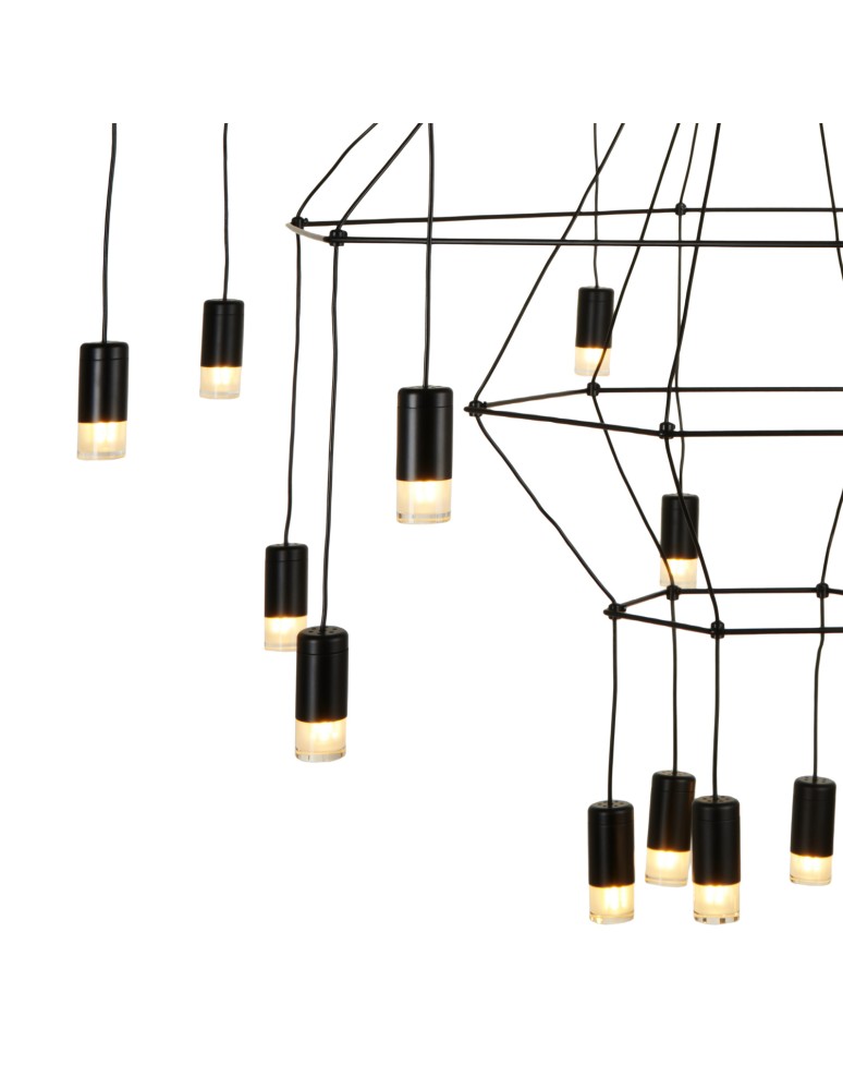 Step Into Design Lampa wisząca LINEA-20 czarna 120cm ST-5961-20