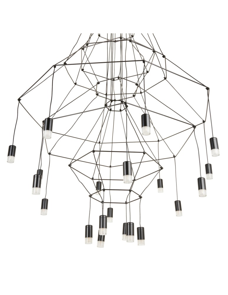 Step Into Design Lampa wisząca LINEA-20 czarna 120cm ST-5961-20