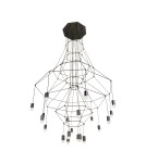 Step Into Design Lampa wisząca LINEA-20 czarna 120cm ST-5961-20
