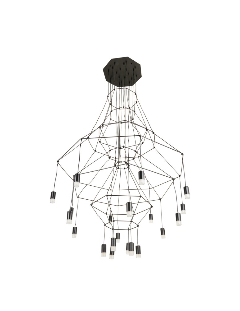 Step Into Design Lampa wisząca LINEA-20 czarna 120cm ST-5961-20