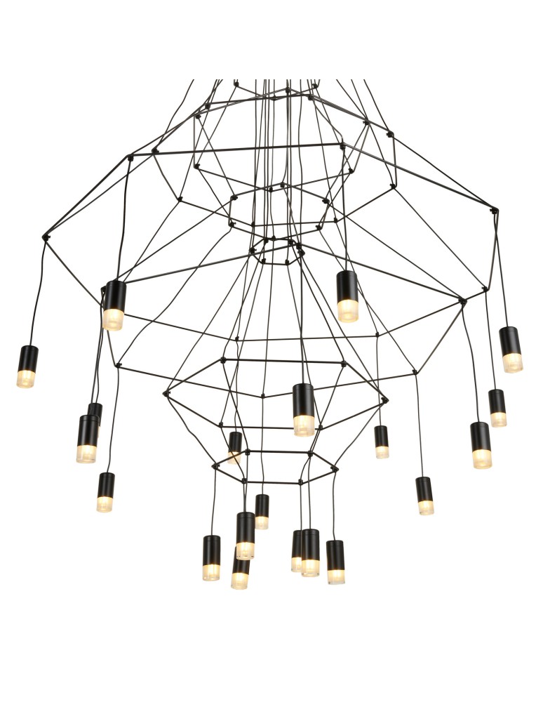 Step Into Design Lampa wisząca LINEA-20 czarna 120cm ST-5961-20