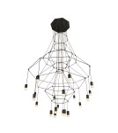 Step Into Design Lampa wisząca LINEA-20 czarna 120cm ST-5961-20