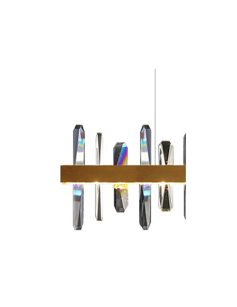 Step Into Design Lampa wisząca ARCTIC 100 cm złota MP0099 gold Step Into Design Lampa wisząca ARCTIC 100 cm złota MP0099 gold