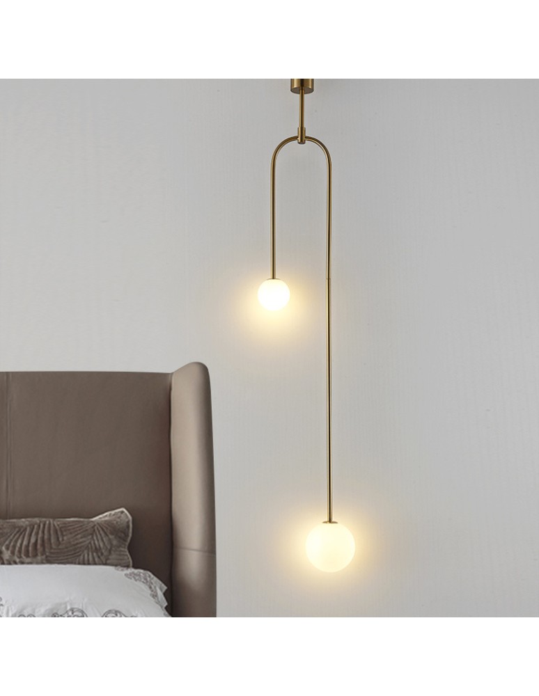 Step Into Design Lampa wisząca LOOP złota 123 cm ST-8928S gold