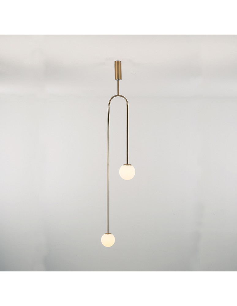 Step Into Design Lampa wisząca LOOP złota 123 cm ST-8928S gold
