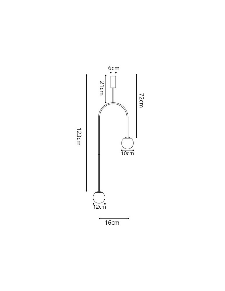 Step Into Design Lampa wisząca LOOP złota 123 cm ST-8928S gold