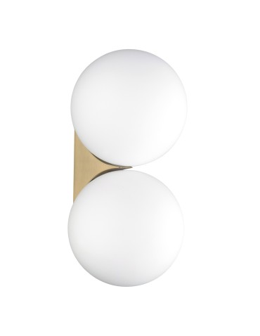 Step Into Design Lampa ścienna DOT DOUBLE złota 30 cm ST-10560-W2