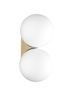 Step Into Design Lampa ścienna DOT DOUBLE złota 30 cm ST-10560-W2