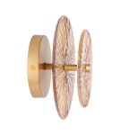 Step Into Design Lampa ścienna LUXIO LED bursztynowa 20 cm ST-3315-2 gold