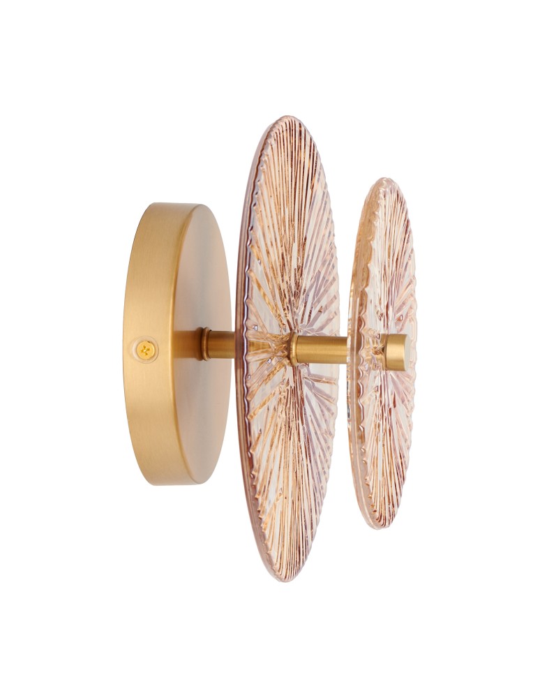 Step Into Design Lampa ścienna LUXIO LED bursztynowa 20 cm ST-3315-2 gold