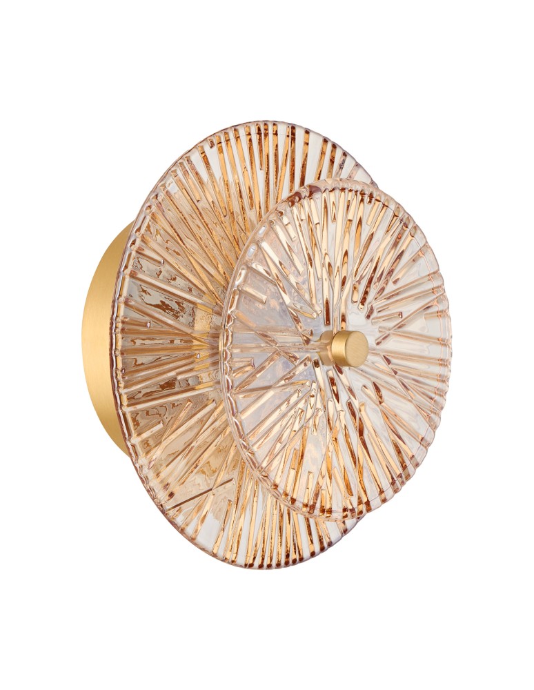 Step Into Design Lampa ścienna LUXIO LED bursztynowa 20 cm ST-3315-2 gold
