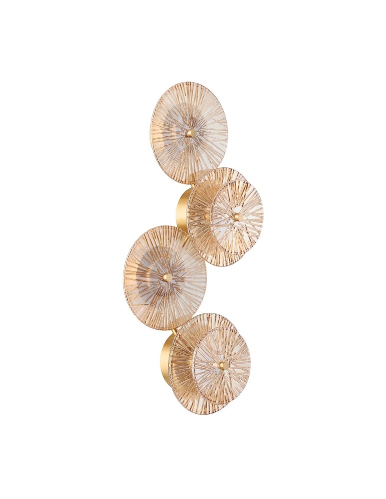 Step Into Design Lampa ścienna LUXIO-4 LED bursztynowa 32 cm ST-3315-4 gold Step Into Design Lampa ścienna LUXIO-4 LED bursztynowa 32 cm ST-3315-4 gold