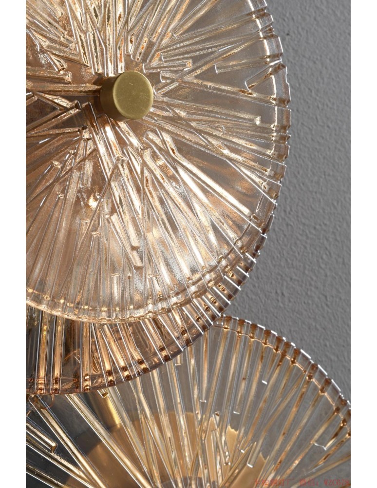 Step Into Design Lampa ścienna LUXIO-4 LED bursztynowa 32 cm ST-3315-4 gold Step Into Design Lampa ścienna LUXIO-4 LED bursztynowa 32 cm ST-3315-4 gold
