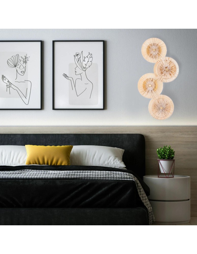Step Into Design Lampa ścienna LUXIO-4 LED bursztynowa 32 cm ST-3315-4 gold Step Into Design Lampa ścienna LUXIO-4 LED bursztynowa 32 cm ST-3315-4 gold