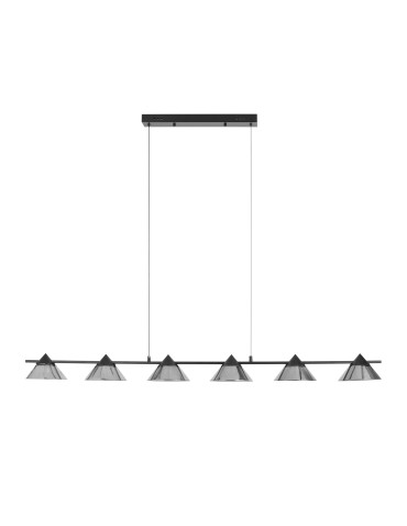 Step Into Design Lampa wisząca BLAKE 140 cm  -czarna ST-MD1026