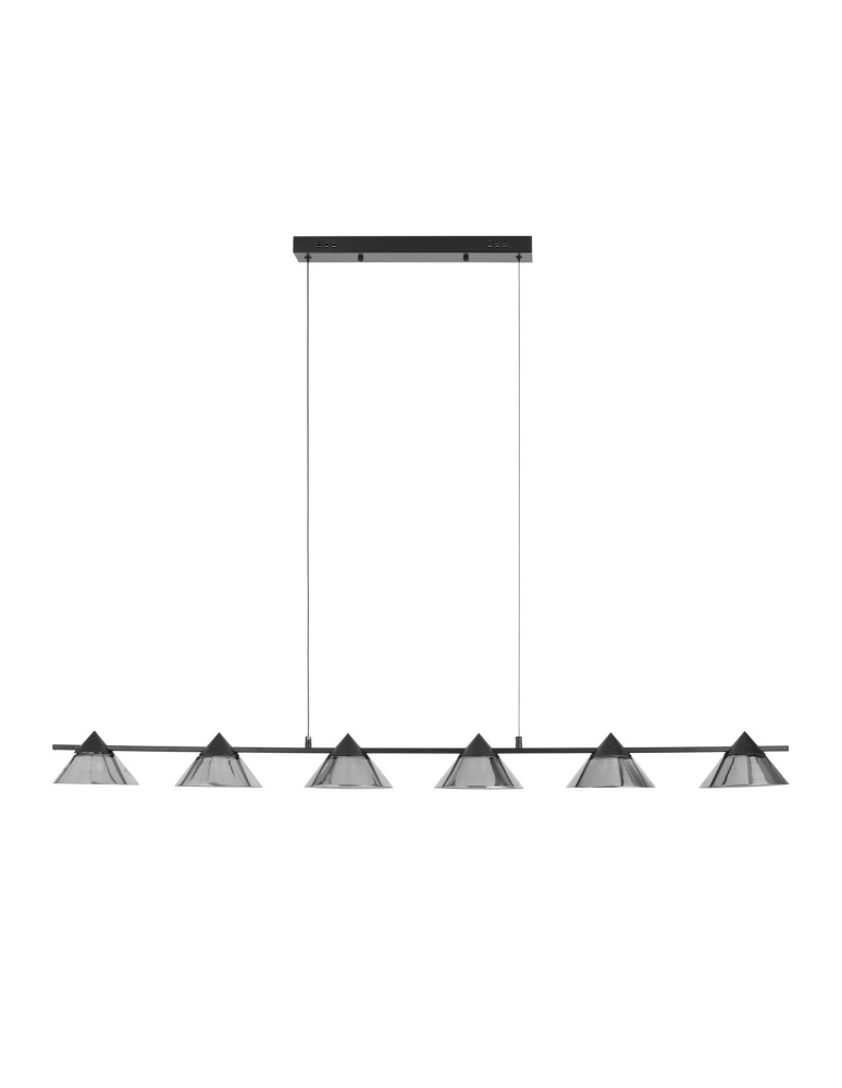 Step Into Design Lampa wisząca BLAKE 140 cm -czarna ST-MD1026 Step Into Design Lampa wisząca BLAKE 140 cm -czarna ST-MD1026