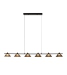 Step Into Design Lampa wisząca BLAKE 140 cm -czarna ST-MD1026 Step Into Design Lampa wisząca BLAKE 140 cm -czarna ST-MD1026