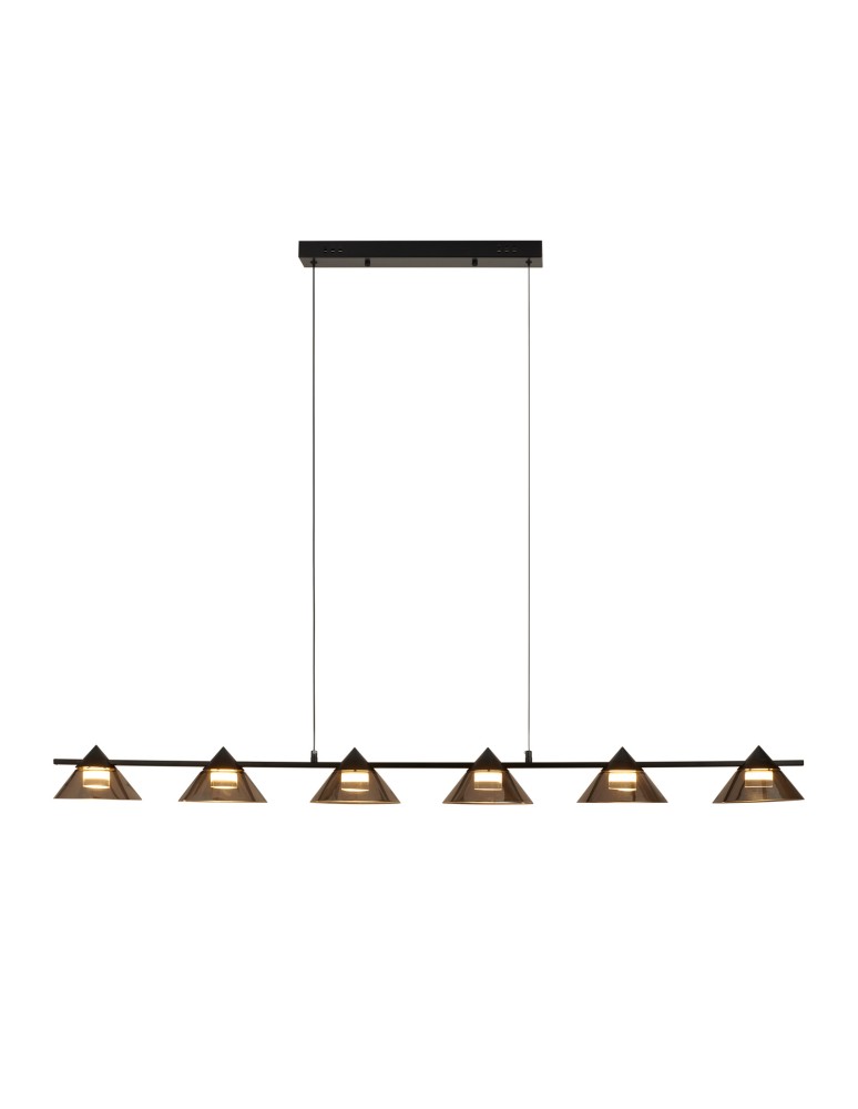 Step Into Design Lampa wisząca BLAKE 140 cm -czarna ST-MD1026 Step Into Design Lampa wisząca BLAKE 140 cm -czarna ST-MD1026