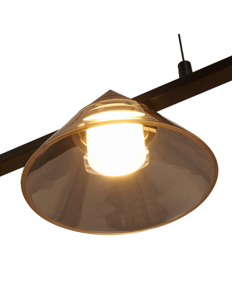 Step Into Design Lampa wisząca BLAKE 140 cm -czarna ST-MD1026 Step Into Design Lampa wisząca BLAKE 140 cm -czarna ST-MD1026