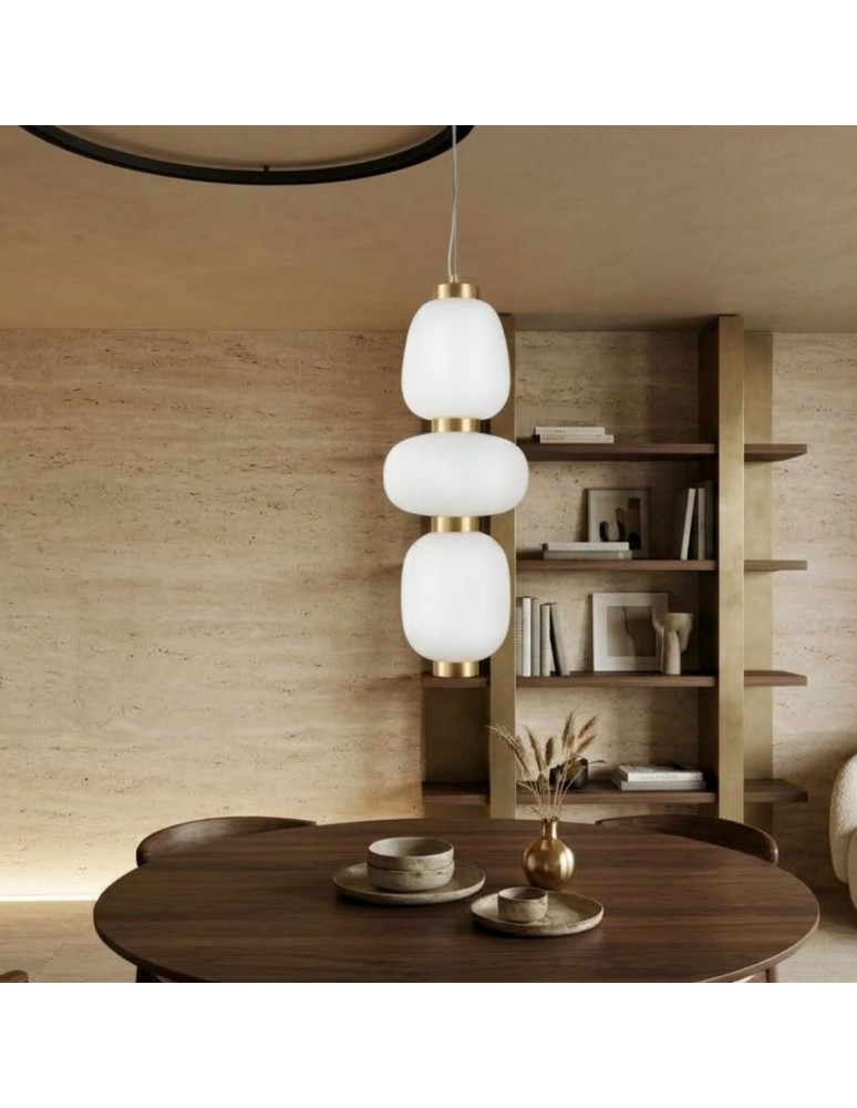 Step Into Design Lampa wisząca BRILLA-3, 23 cm, złota ST-CP241210-3L GOLD