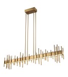Step Into Design Lampa wisząca ARCHITETTO 130 cm - LED, złota dekoracyjna listwa ST-DL8524 gold Step Into Design Lampa wisząca ARCHITETTO 130 cm - LED, złota dekoracyjna listwa ST-DL8524 gold
