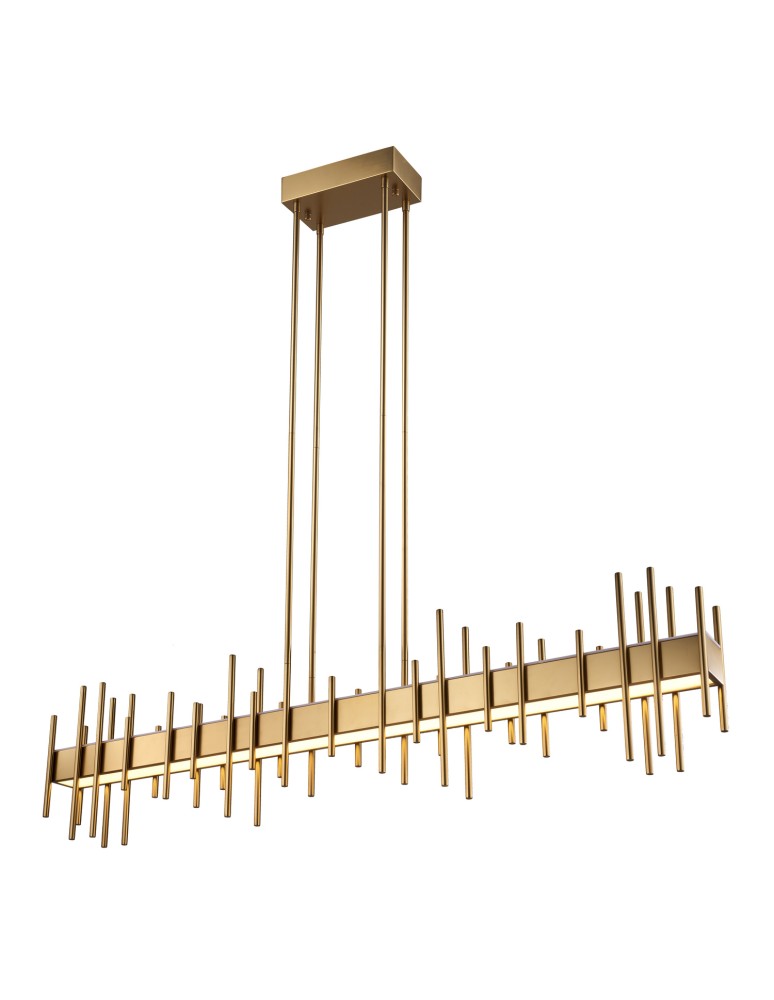 Step Into Design Lampa wisząca ARCHITETTO 130 cm - LED, złota dekoracyjna listwa ST-DL8524 gold Step Into Design Lampa wisząca ARCHITETTO 130 cm - LED, złota dekoracyjna listwa ST-DL8524 gold