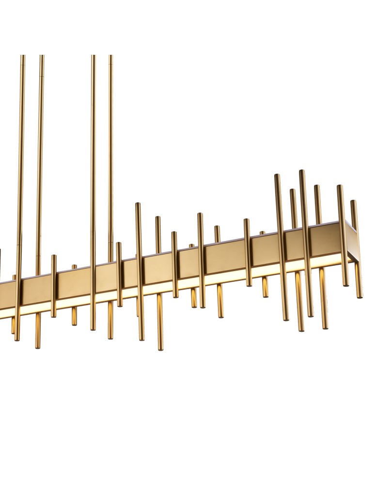 Step Into Design Lampa wisząca ARCHITETTO 130 cm - LED, złota dekoracyjna listwa ST-DL8524 gold Step Into Design Lampa wisząca ARCHITETTO 130 cm - LED, złota dekoracyjna listwa ST-DL8524 gold