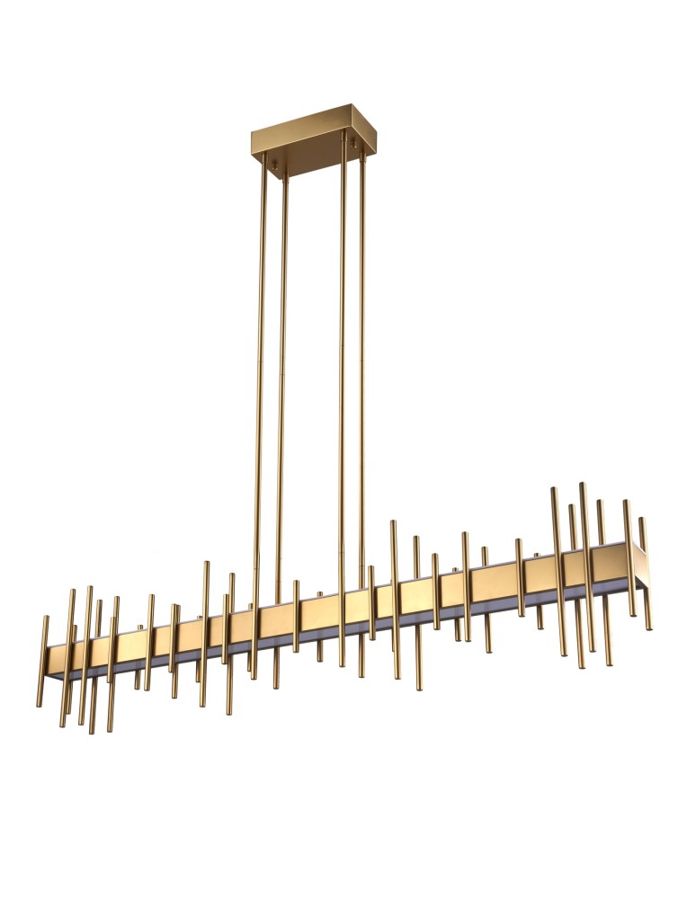 Step Into Design Lampa wisząca ARCHITETTO 130 cm - LED, złota dekoracyjna listwa ST-DL8524 gold Step Into Design Lampa wisząca ARCHITETTO 130 cm - LED, złota dekoracyjna listwa ST-DL8524 gold