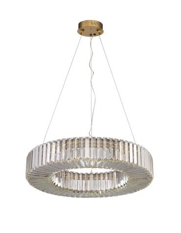 Step Into Design Lampa wisząca CRISTAL LED złota 60 cm ST-10625P-60