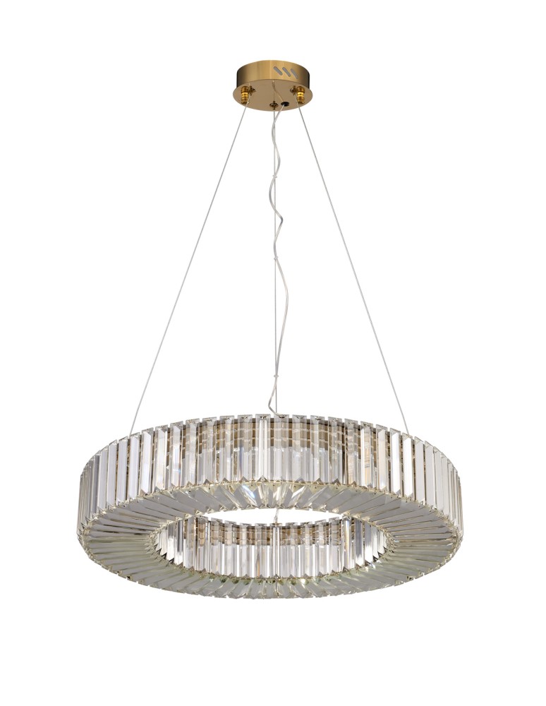 Step Into Design Lampa wisząca CRISTAL LED złota 60 cm ST-10625P-60 Step Into Design Lampa wisząca CRISTAL LED złota 60 cm ST-10625P-60