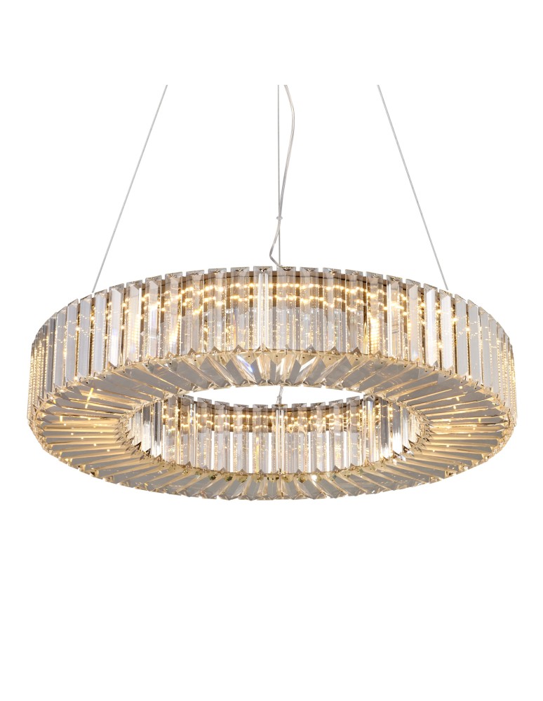 Step Into Design Lampa wisząca CRISTAL LED złota 60 cm ST-10625P-60 Step Into Design Lampa wisząca CRISTAL LED złota 60 cm ST-10625P-60