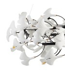 Step Into Design Lampa wisząca BOTANIKA 80 cm -czarna, G9, regulowana, designerska XY080P-80 black Step Into Design Lampa wisząca BOTANIKA 80 cm -czarna, G9, regulowana, designerska XY080P-80 black