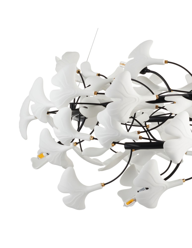 Step Into Design Lampa wisząca BOTANIKA 80 cm -czarna, G9, regulowana, designerska XY080P-80 black Step Into Design Lampa wisząca BOTANIKA 80 cm -czarna, G9, regulowana, designerska XY080P-80 black
