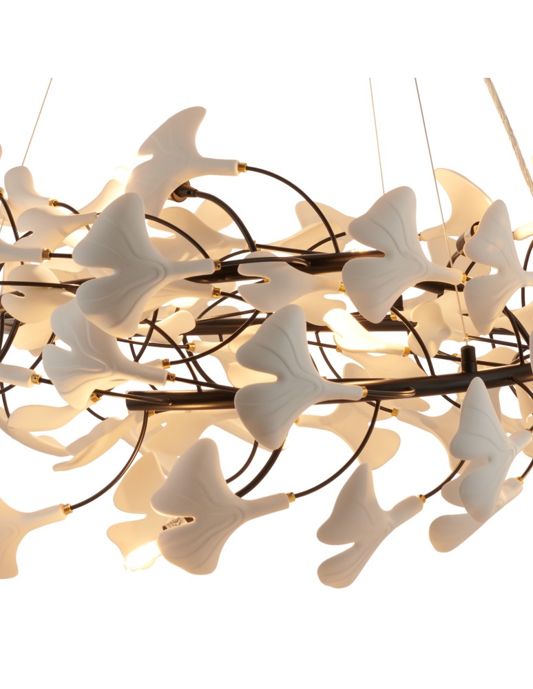 Step Into Design Lampa wisząca BOTANIKA 80 cm -czarna, G9, regulowana, designerska XY080P-80 black Step Into Design Lampa wisząca BOTANIKA 80 cm -czarna, G9, regulowana, designerska XY080P-80 black