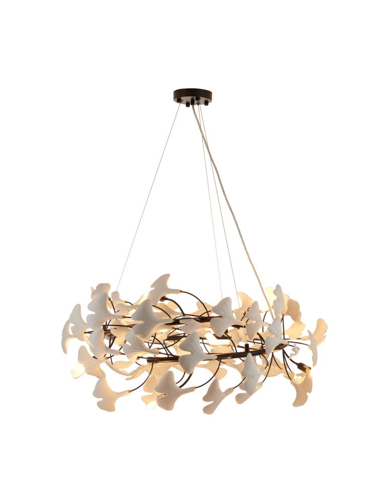 Step Into Design Lampa wisząca BOTANIKA 80 cm -czarna, G9, regulowana, designerska XY080P-80 black Step Into Design Lampa wisząca BOTANIKA 80 cm -czarna, G9, regulowana, designerska XY080P-80 black