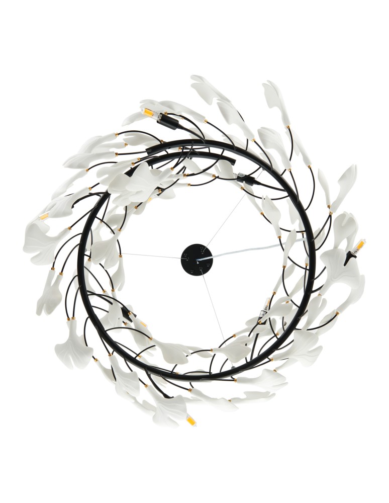 Step Into Design Lampa wisząca BOTANIKA 80 cm -czarna, G9, regulowana, designerska XY080P-80 black Step Into Design Lampa wisząca BOTANIKA 80 cm -czarna, G9, regulowana, designerska XY080P-80 black